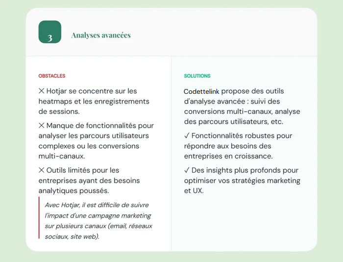 De plus, Codettelink se distingue par sa flexibilité.