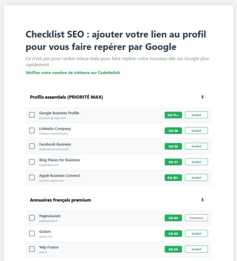 Téléchargez cette liste dès aujourd’hui et commencez à attirer des visiteurs qualifiés, prêts à s’engager avec votre contenu ou vos produits.